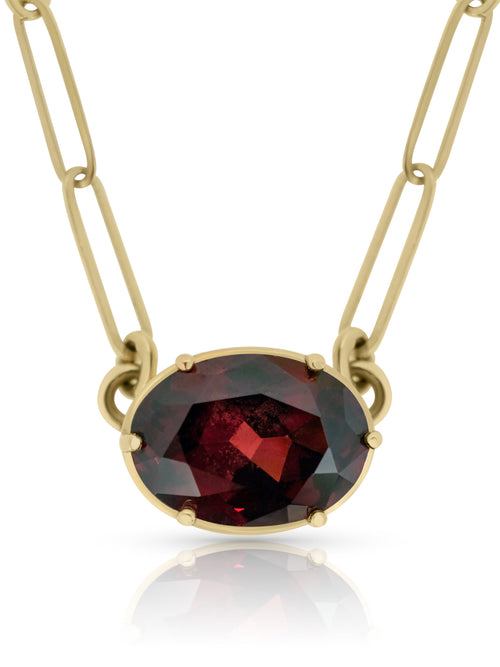 3.71ct Mozambique Garnet Pendant