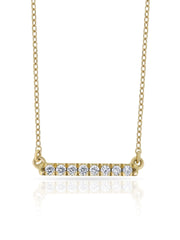 Diamond Bar Necklace