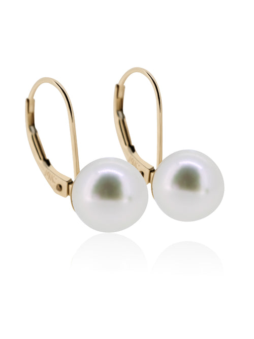 8.5mm Akoya Pearl Drop Earring