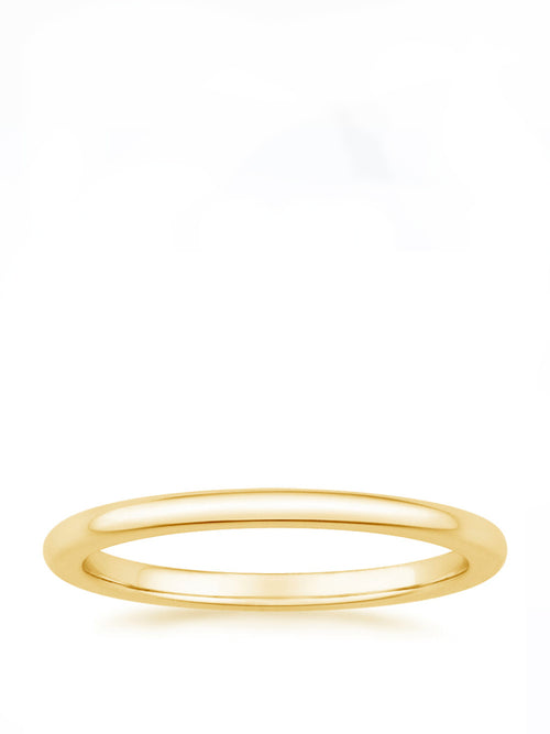 Fine Plain Wedding Ring