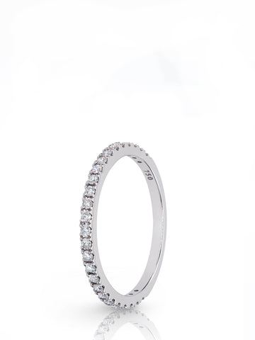 2ct D colour VS2 clarity Round w/ Pave Shoulders