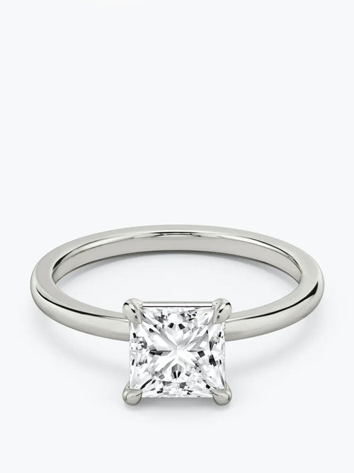 2ct G colour SI1 clarity Princess Cut Solitaire